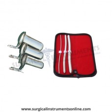 Hegar uterine dilator 3 pieces set,3-4, 9-10, 13-14, collin 3pcs